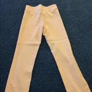 Floral peach/light pink skinny pants